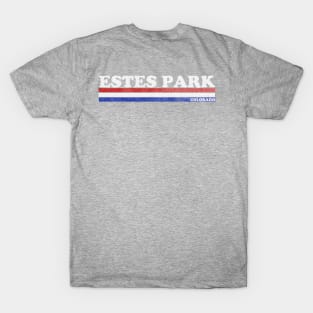 Estes Park, Colorado 1976 Retro Style T-Shirt